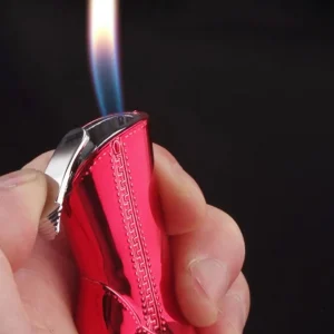 Alternative view of Çizme Görünümlü Gazlı Kırmızı Çakmak Özel Tasarım Caksm046p - Bordo