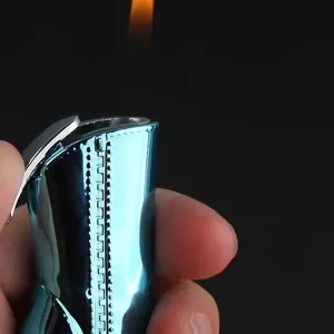 Alternative view of Çizme Görünümlü Gazlı Mavi Çakmak Özel Tasarım - Mavi