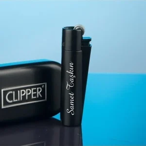 Kişiye Özel Clipper Çakmak - Siyah