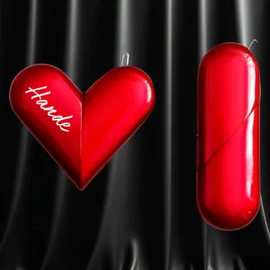 Alternative view of Kişiye  Özel Kalpli Gazlı Aşk Çakmağı, Sevgiliye Hediye Ister Kalp Şeklinde Ister Düz  Çakmak - Kırmızı