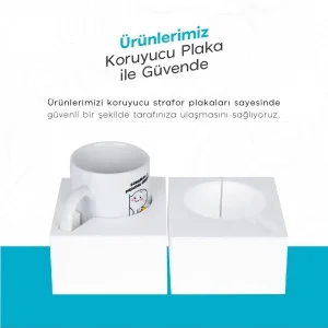 Alternative view of Porselen  Kupa Bardak Winnie The Pooh Aşk Dostluk Arkadaşlık Kardeşlik Sevgi - Beyaz